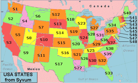 Usa Map Capital