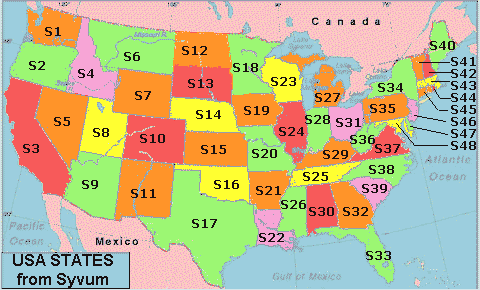  on Quiz   World Geography   Usa Map   Usa States Quiz   Info Page