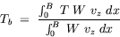 equation : T_b definition