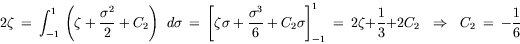 equation : C_2 = -1/6