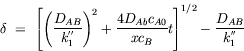 transport phenomena equation : oxide layer thickness