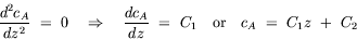 transport phenomena equation : diffusion equation and concentration profile
