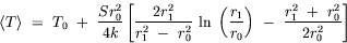 equation : volumetric average temperature expression